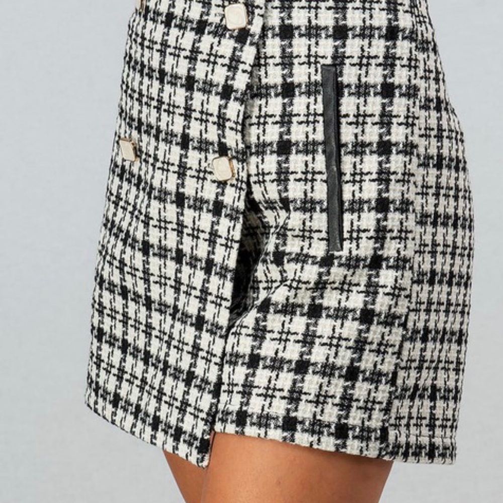 Plaid skort